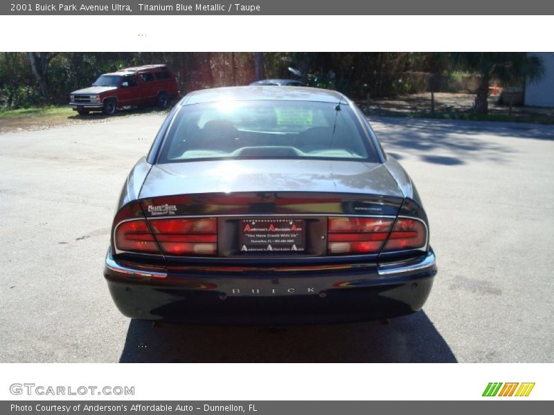 Titanium Blue Metallic / Taupe 2001 Buick Park Avenue Ultra