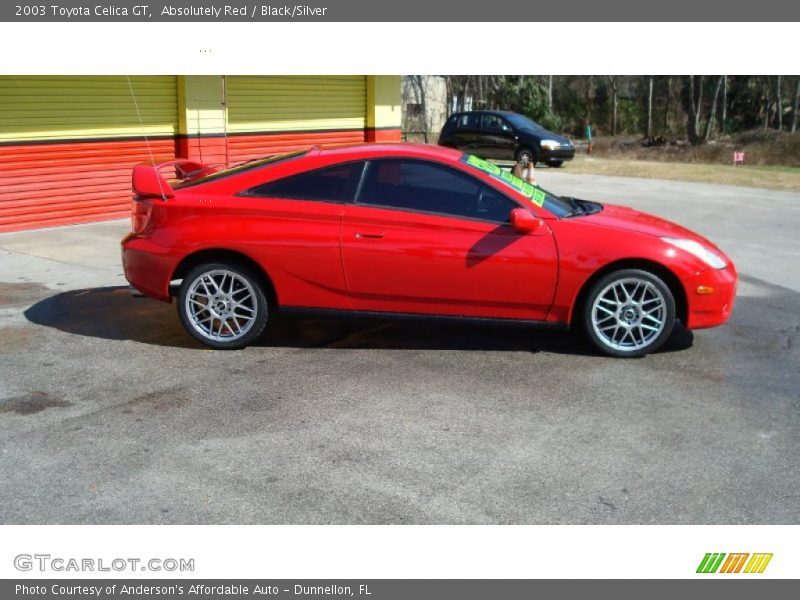 Absolutely Red / Black/Silver 2003 Toyota Celica GT