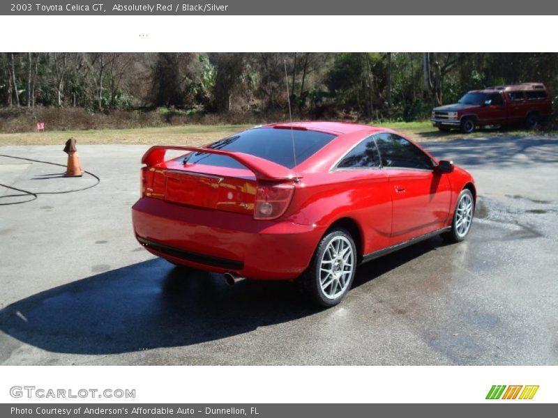 Absolutely Red / Black/Silver 2003 Toyota Celica GT
