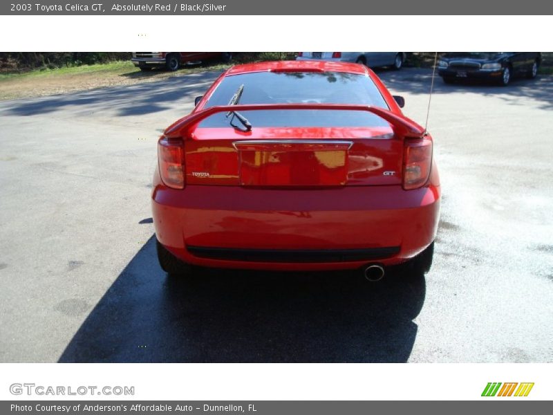 Absolutely Red / Black/Silver 2003 Toyota Celica GT