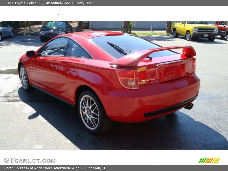 Absolutely Red / Black/Silver 2003 Toyota Celica GT