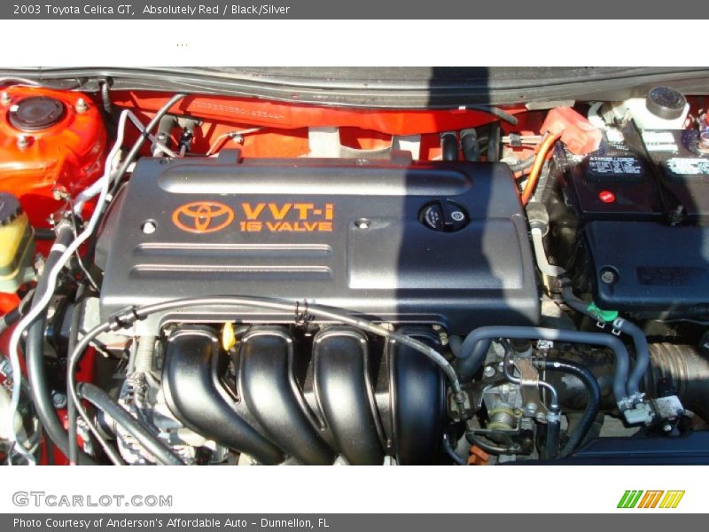 Absolutely Red / Black/Silver 2003 Toyota Celica GT