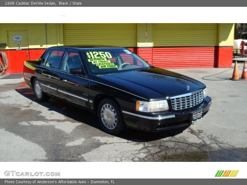 Black / Shale 1998 Cadillac DeVille Sedan