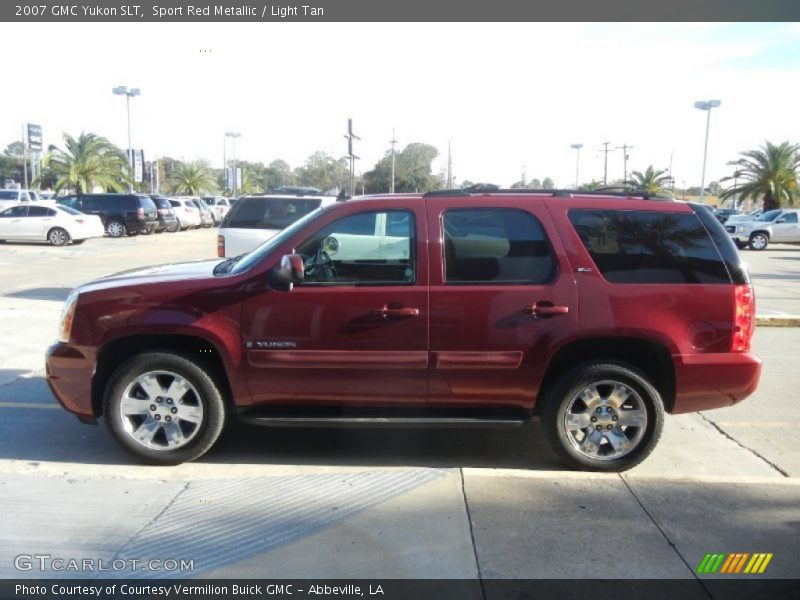 Sport Red Metallic / Light Tan 2007 GMC Yukon SLT