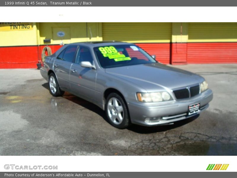 Titanium Metallic / Black 1999 Infiniti Q 45 Sedan