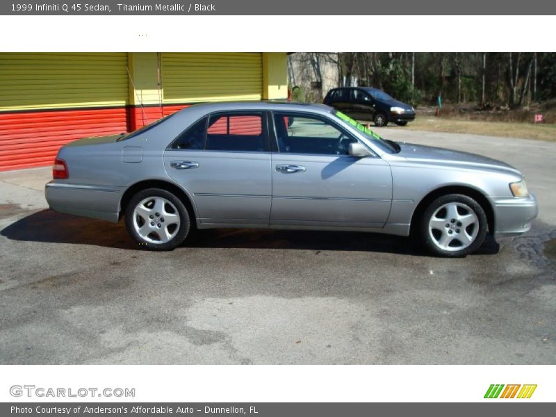 Titanium Metallic / Black 1999 Infiniti Q 45 Sedan