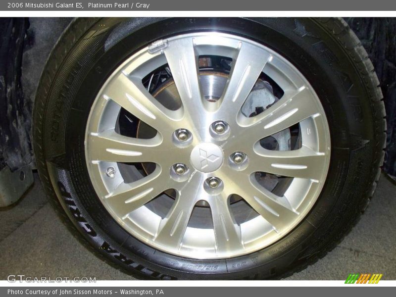 Platinum Pearl / Gray 2006 Mitsubishi Galant ES