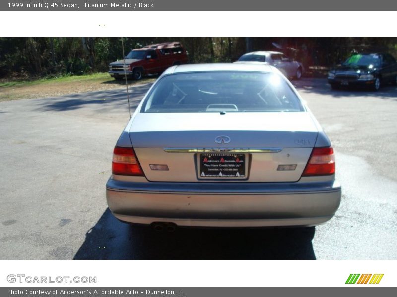 Titanium Metallic / Black 1999 Infiniti Q 45 Sedan
