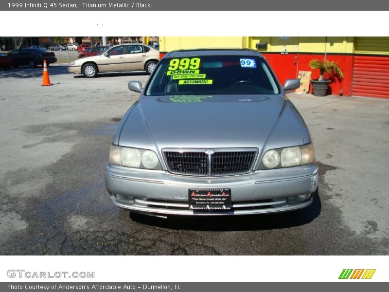 Titanium Metallic / Black 1999 Infiniti Q 45 Sedan