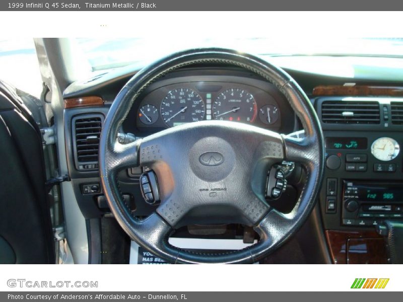 Titanium Metallic / Black 1999 Infiniti Q 45 Sedan