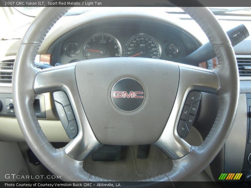 Sport Red Metallic / Light Tan 2007 GMC Yukon SLT