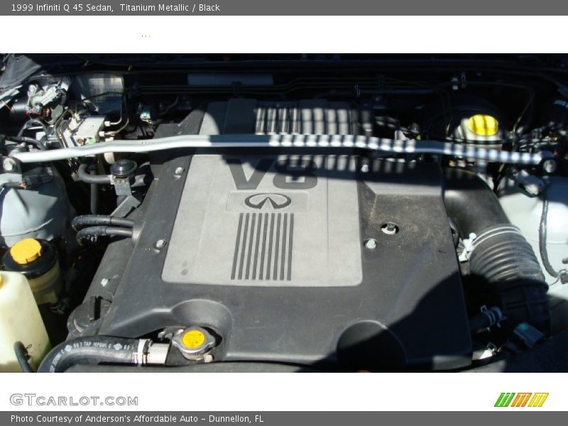 Titanium Metallic / Black 1999 Infiniti Q 45 Sedan