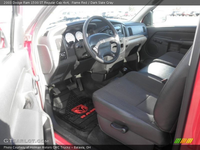 Flame Red / Dark Slate Gray 2003 Dodge Ram 1500 ST Regular Cab 4x4