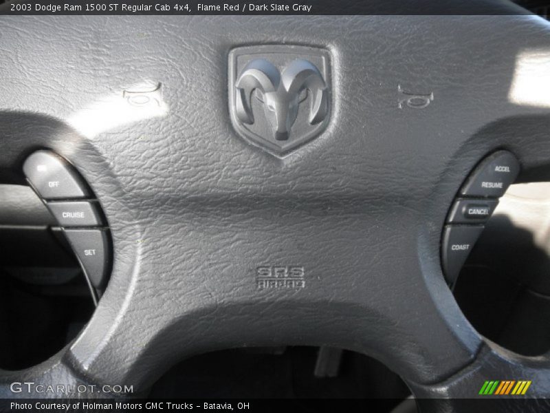 Flame Red / Dark Slate Gray 2003 Dodge Ram 1500 ST Regular Cab 4x4
