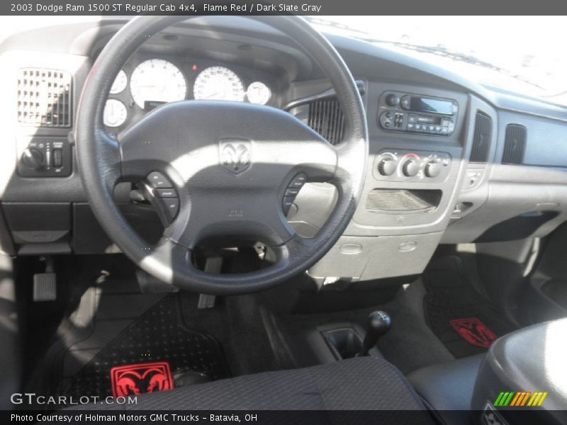 Flame Red / Dark Slate Gray 2003 Dodge Ram 1500 ST Regular Cab 4x4