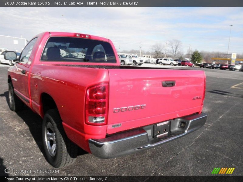 Flame Red / Dark Slate Gray 2003 Dodge Ram 1500 ST Regular Cab 4x4