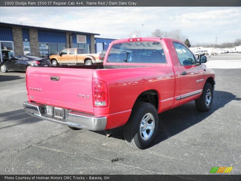 Flame Red / Dark Slate Gray 2003 Dodge Ram 1500 ST Regular Cab 4x4