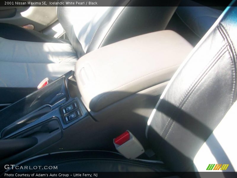 Icelandic White Pearl / Black 2001 Nissan Maxima SE