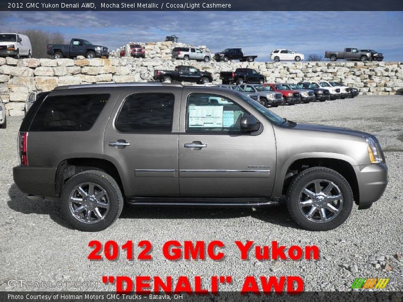 Mocha Steel Metallic / Cocoa/Light Cashmere 2012 GMC Yukon Denali AWD