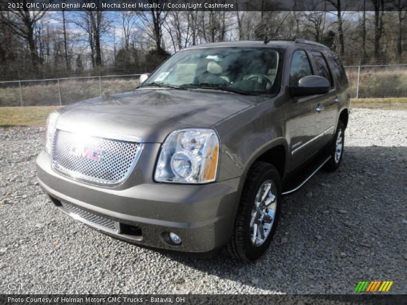 Mocha Steel Metallic / Cocoa/Light Cashmere 2012 GMC Yukon Denali AWD