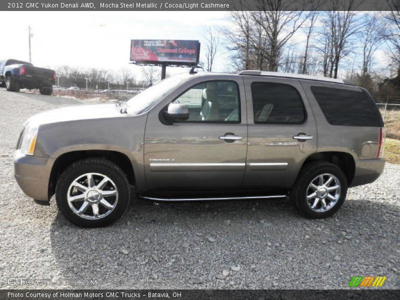 Mocha Steel Metallic / Cocoa/Light Cashmere 2012 GMC Yukon Denali AWD