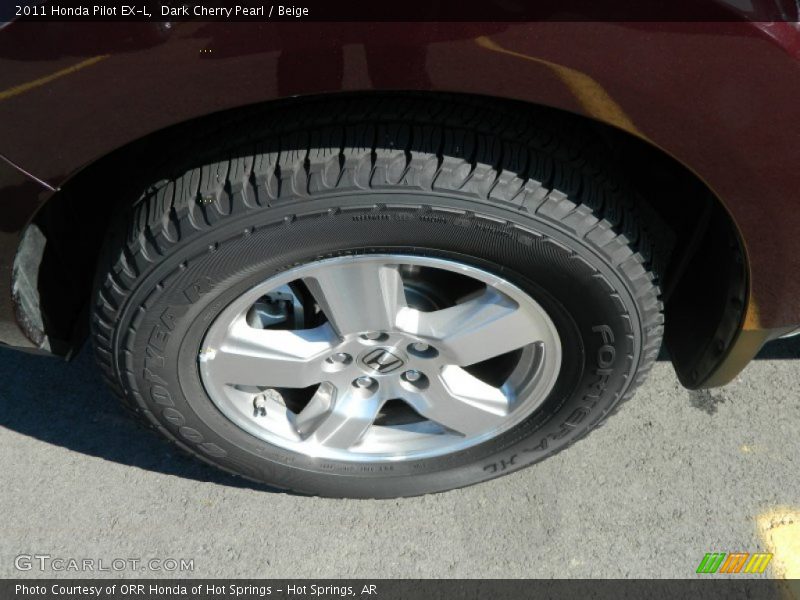 Dark Cherry Pearl / Beige 2011 Honda Pilot EX-L