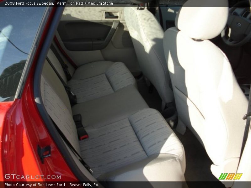 Vermillion Red / Medium Stone 2008 Ford Focus SE Sedan