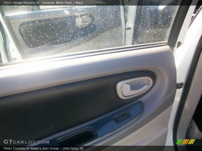 Icelandic White Pearl / Black 2001 Nissan Maxima SE