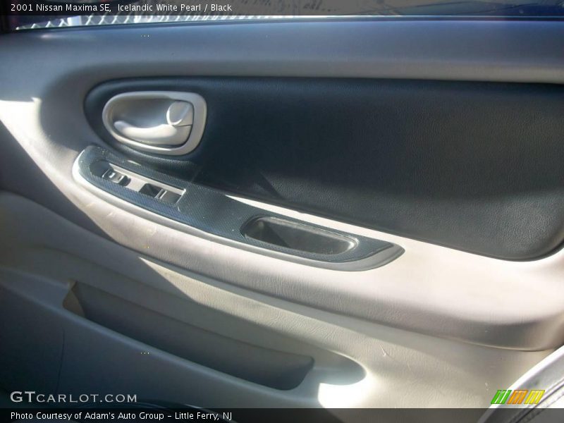 Icelandic White Pearl / Black 2001 Nissan Maxima SE