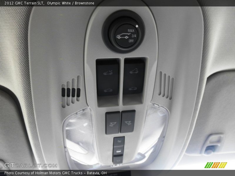 Olympic White / Brownstone 2012 GMC Terrain SLT