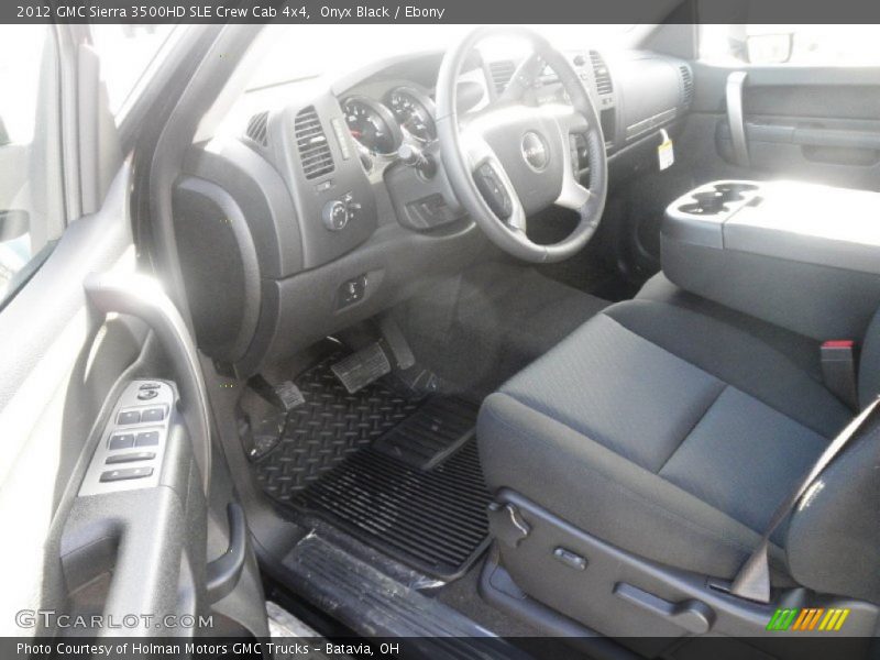 Onyx Black / Ebony 2012 GMC Sierra 3500HD SLE Crew Cab 4x4