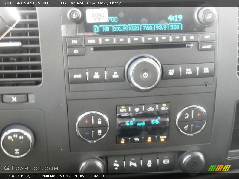 Onyx Black / Ebony 2012 GMC Sierra 3500HD SLE Crew Cab 4x4