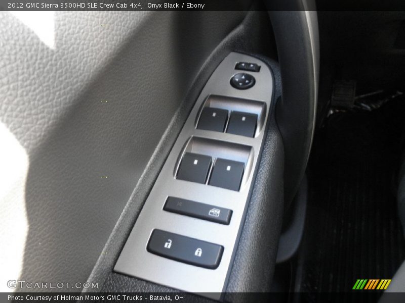 Onyx Black / Ebony 2012 GMC Sierra 3500HD SLE Crew Cab 4x4
