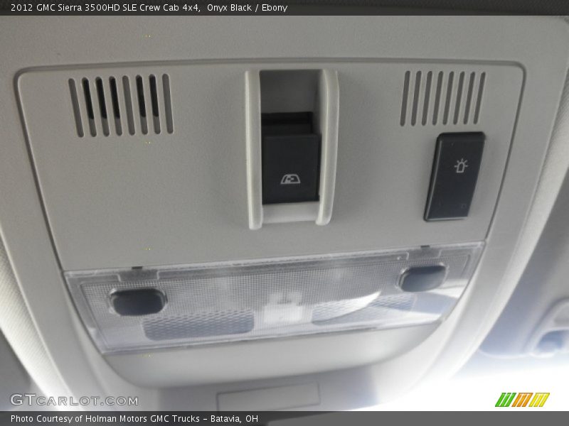 Onyx Black / Ebony 2012 GMC Sierra 3500HD SLE Crew Cab 4x4