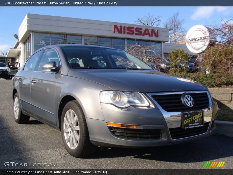 United Gray / Classic Gray 2008 Volkswagen Passat Turbo Sedan