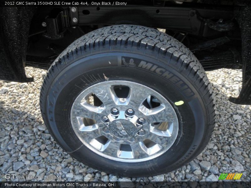 Onyx Black / Ebony 2012 GMC Sierra 3500HD SLE Crew Cab 4x4