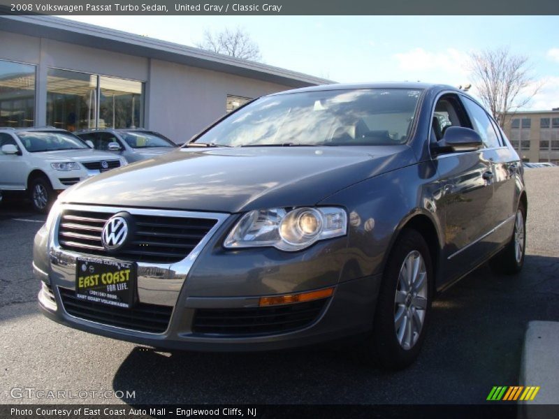United Gray / Classic Gray 2008 Volkswagen Passat Turbo Sedan