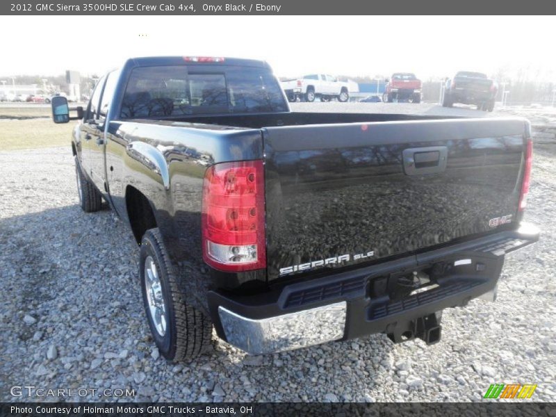 Onyx Black / Ebony 2012 GMC Sierra 3500HD SLE Crew Cab 4x4