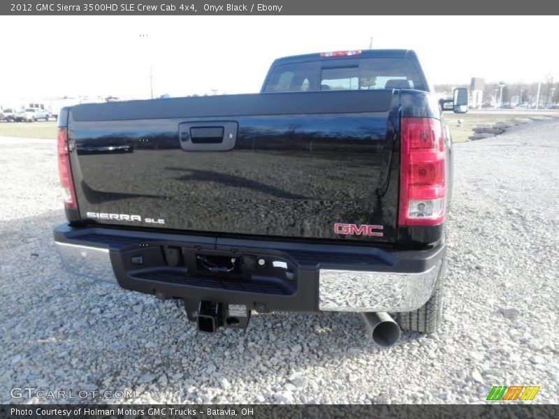 Onyx Black / Ebony 2012 GMC Sierra 3500HD SLE Crew Cab 4x4