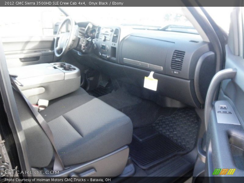 Onyx Black / Ebony 2012 GMC Sierra 3500HD SLE Crew Cab 4x4