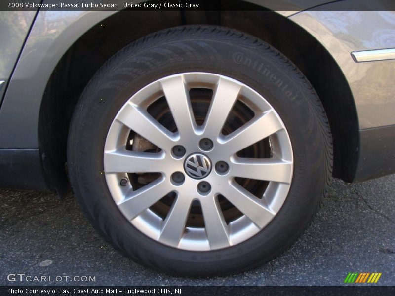 United Gray / Classic Gray 2008 Volkswagen Passat Turbo Sedan