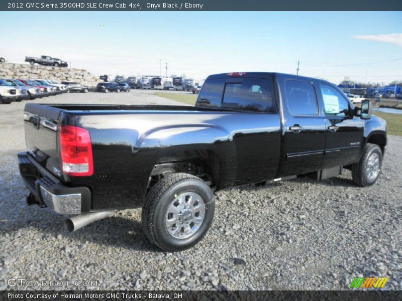 Onyx Black / Ebony 2012 GMC Sierra 3500HD SLE Crew Cab 4x4