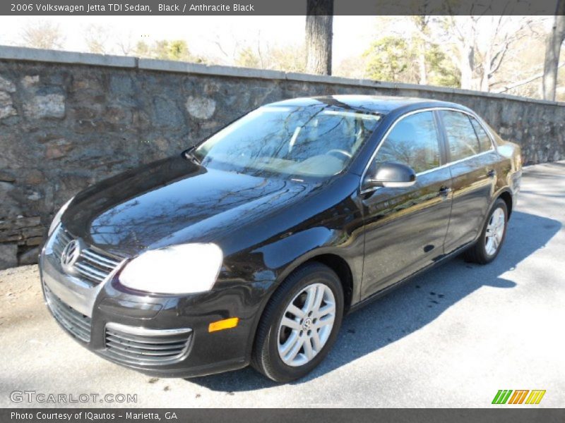 Black / Anthracite Black 2006 Volkswagen Jetta TDI Sedan