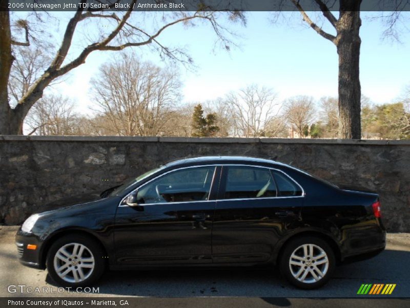 Black / Anthracite Black 2006 Volkswagen Jetta TDI Sedan