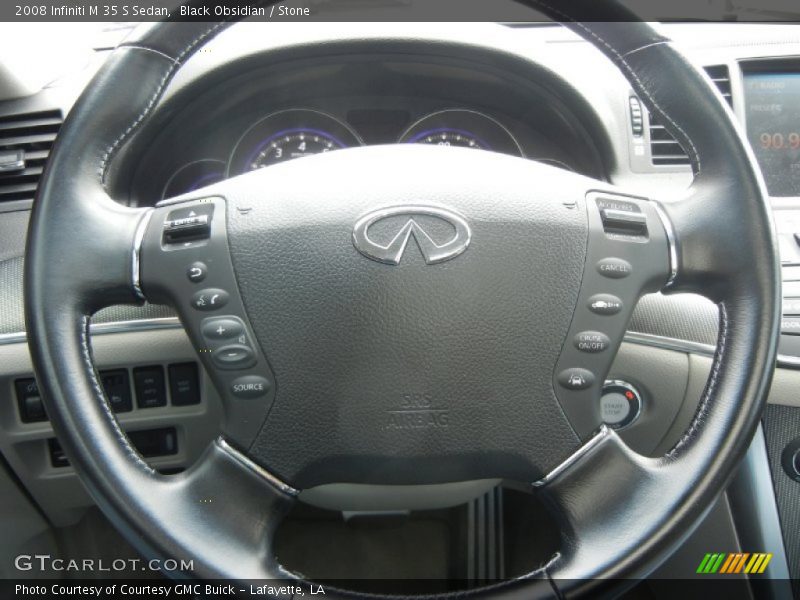 Black Obsidian / Stone 2008 Infiniti M 35 S Sedan