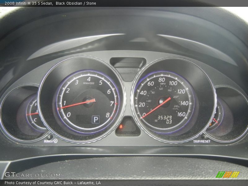 Black Obsidian / Stone 2008 Infiniti M 35 S Sedan