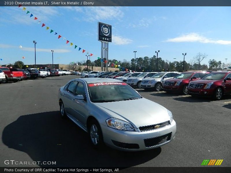 Silver Ice Metallic / Ebony 2010 Chevrolet Impala LT