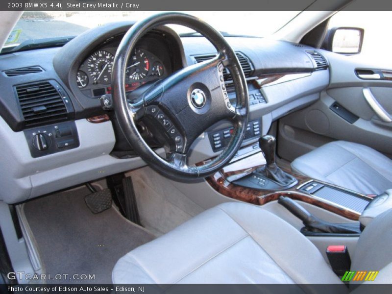 Steel Grey Metallic / Gray 2003 BMW X5 4.4i