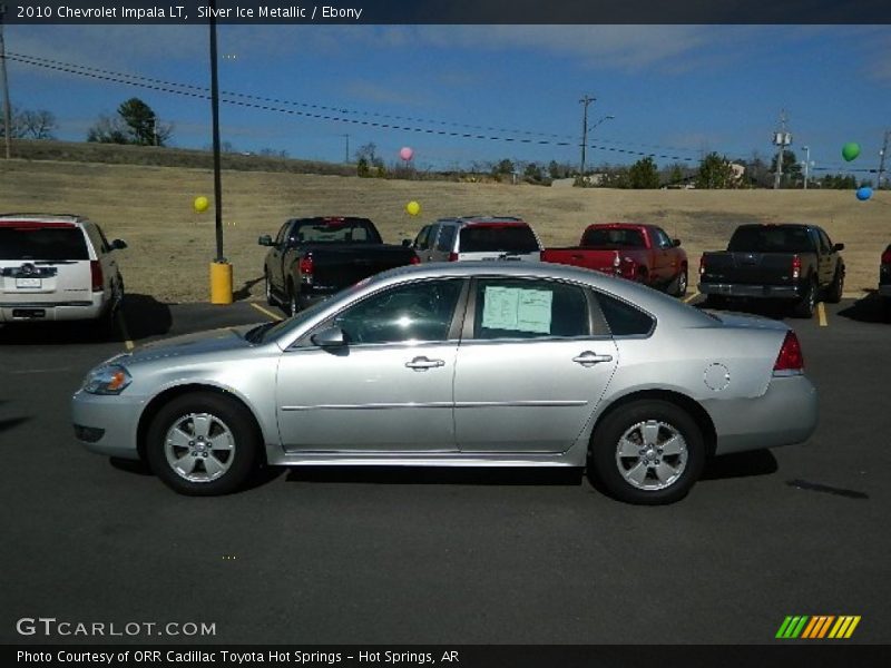 Silver Ice Metallic / Ebony 2010 Chevrolet Impala LT
