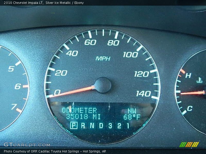 Silver Ice Metallic / Ebony 2010 Chevrolet Impala LT